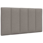 vidaXL Pernă pentru tăblie de pat, gri taupe, 90 cm, material textil vidaXL Pernă pentru tăblie de pat, gri taupe, 90 cm, material textil