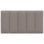 vidaXL Pernă pentru tăblie de pat, gri taupe, 90 cm, material textil vidaXL Pernă pentru tăblie de pat, gri taupe, 90 cm, material textil