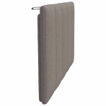 vidaXL Pernă pentru tăblie de pat, gri taupe, 90 cm, material textil vidaXL Pernă pentru tăblie de pat, gri taupe, 90 cm, material textil