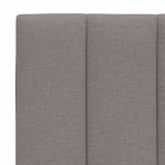 vidaXL Pernă pentru tăblie de pat, gri taupe, 90 cm, material textil vidaXL Pernă pentru tăblie de pat, gri taupe, 90 cm, material textil