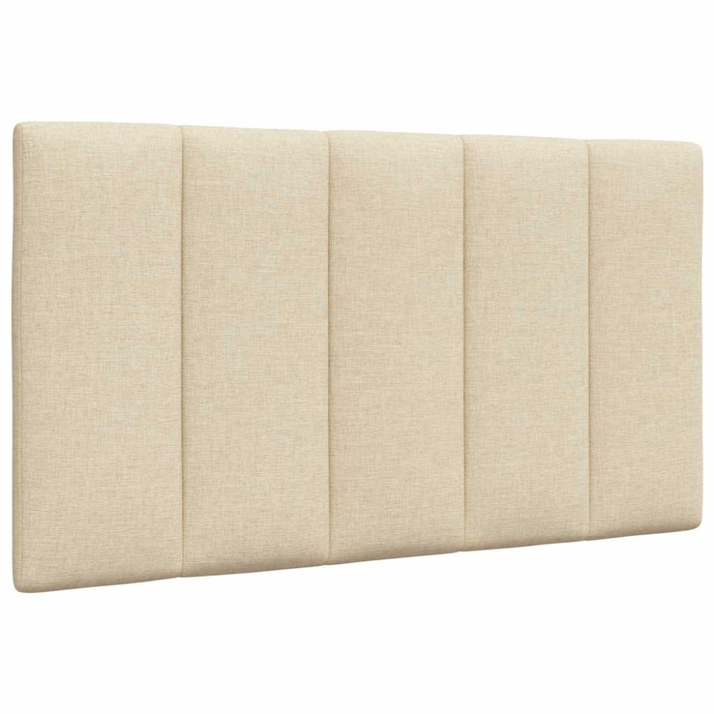 vidaXL Pernă pentru tăblie de pat, crem, 90 cm, material textil