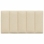 vidaXL Pernă pentru tăblie de pat, crem, 90 cm, material textil