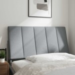 vidaXL Pernă tăblie de pat, Hanko, gri deschis, 100 cm, material textil