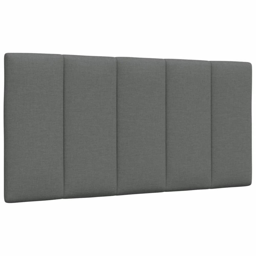 vidaXL Pernă pentru tăblie de pat, gri închis, 100 cm, material textil