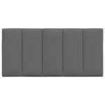 vidaXL Pernă pentru tăblie de pat, gri închis, 100 cm, material textil