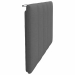 vidaXL Pernă pentru tăblie de pat, gri închis, 100 cm, material textil
