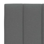vidaXL Pernă pentru tăblie de pat, gri închis, 100 cm, material textil