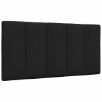 vidaXL Pernă pentru tăblie de pat, negru, 100 cm, material textil vidaXL Pernă pentru tăblie de pat, negru, 100 cm, material textil