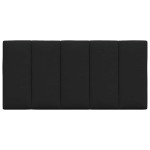 vidaXL Pernă pentru tăblie de pat, negru, 100 cm, material textil vidaXL Pernă pentru tăblie de pat, negru, 100 cm, material textil