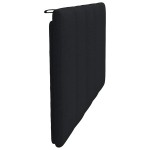 vidaXL Pernă pentru tăblie de pat, negru, 100 cm, material textil vidaXL Pernă pentru tăblie de pat, negru, 100 cm, material textil