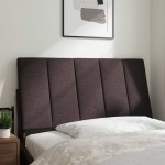 vidaXL Pernă pentru tăblie de pat maro închis, 100 cm, material textil vidaXL Pernă pentru tăblie de pat maro închis, 100 cm, material textil
