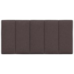 vidaXL Pernă pentru tăblie de pat maro închis, 100 cm, material textil vidaXL Pernă pentru tăblie de pat maro închis, 100 cm, material textil