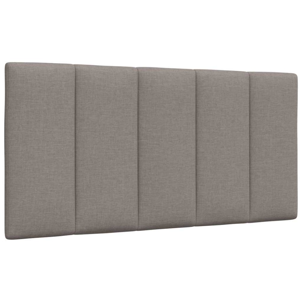 vidaXL Pernă pentru tăblie de pat, gri taupe, 100 cm, material textil