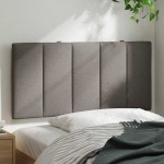 vidaXL Pernă pentru tăblie de pat, gri taupe, 100 cm, material textil vidaXL Pernă pentru tăblie de pat, gri taupe, 100 cm, material textil