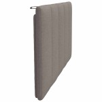 vidaXL Pernă pentru tăblie de pat, gri taupe, 100 cm, material textil vidaXL Pernă pentru tăblie de pat, gri taupe, 100 cm, material textil