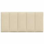 vidaXL Pernă pentru tăblie de pat, crem, 100 cm, material textil vidaXL Pernă pentru tăblie de pat, crem, 100 cm, material textil