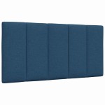 vidaXL Pernă pentru tăblie de pat, albastru, 100 cm, material textil vidaXL Pernă pentru tăblie de pat, albastru, 100 cm, material textil