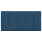vidaXL Pernă pentru tăblie de pat, albastru, 100 cm, material textil vidaXL Pernă pentru tăblie de pat, albastru, 100 cm, material textil