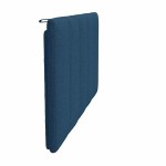 vidaXL Pernă pentru tăblie de pat, albastru, 100 cm, material textil vidaXL Pernă pentru tăblie de pat, albastru, 100 cm, material textil