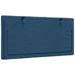 vidaXL Pernă pentru tăblie de pat, albastru, 100 cm, material textil vidaXL Pernă pentru tăblie de pat, albastru, 100 cm, material textil