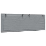 vidaXL Pernă tăblie de pat, Hanko, gri deschis, 120 cm, material textil