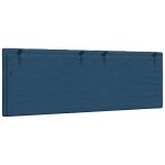 vidaXL Pernă pentru tăblie de pat, albastru, 120 cm, material textil vidaXL Pernă pentru tăblie de pat, albastru, 120 cm, material textil