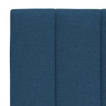 vidaXL Pernă pentru tăblie de pat, albastru, 120 cm, material textil vidaXL Pernă pentru tăblie de pat, albastru, 120 cm, material textil