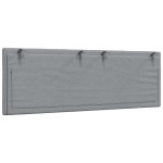 vidaXL Pernă tăblie de pat, Hanko, gri deschis, 140 cm, material textil