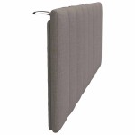 vidaXL Pernă pentru tăblie de pat, gri taupe, 140 cm, material textil vidaXL Pernă pentru tăblie de pat, gri taupe, 140 cm, material textil