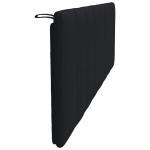vidaXL Pernă pentru tăblie de pat, negru, 160 cm, material textil vidaXL Pernă pentru tăblie de pat, negru, 160 cm, material textil