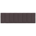 vidaXL Pernă pentru tăblie de pat maro închis, 160 cm, material textil vidaXL Pernă pentru tăblie de pat maro închis, 160 cm, material textil