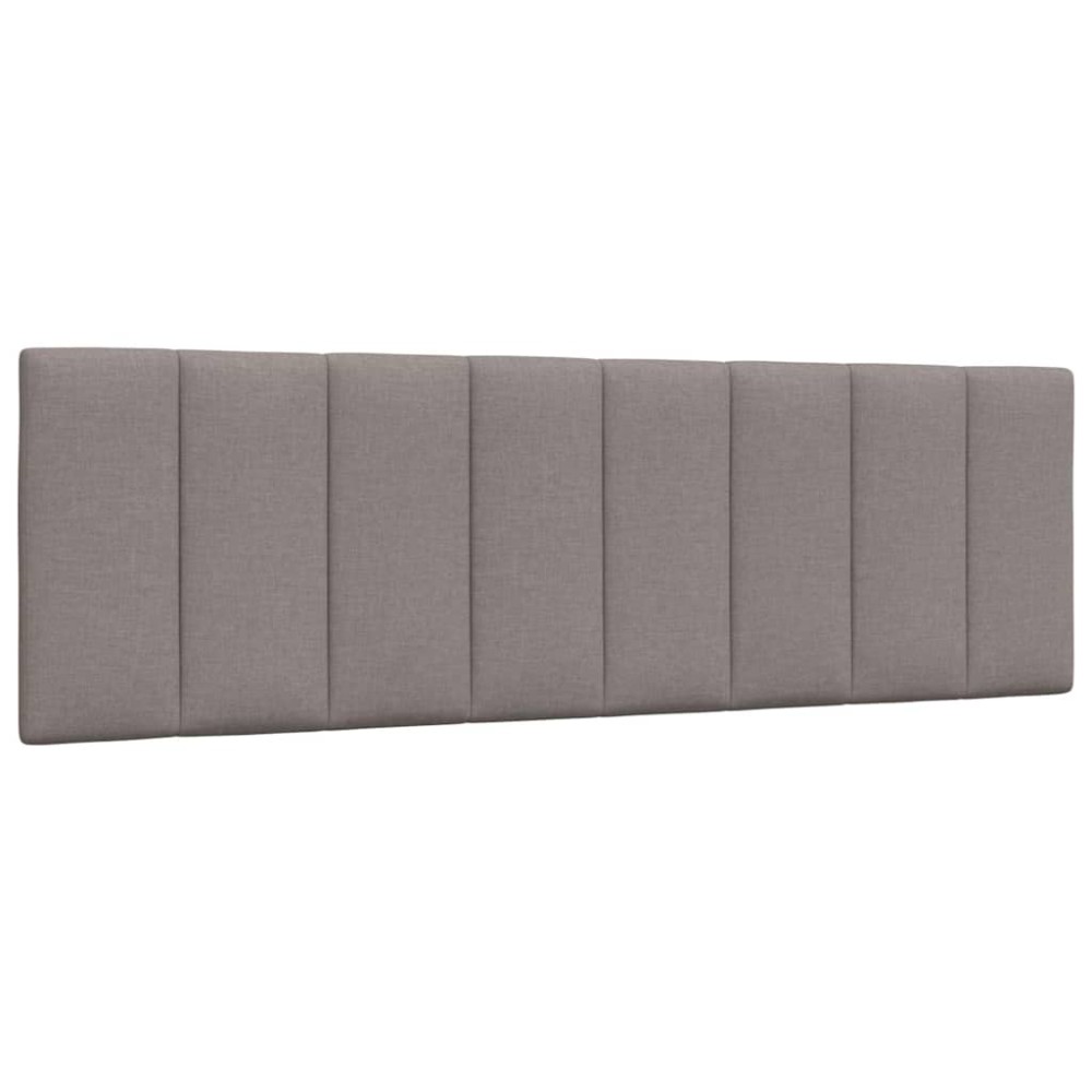 vidaXL Pernă pentru tăblie de pat, Hanko, gri taupe, 160 cm, material textil