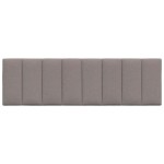 vidaXL Pernă pentru tăblie de pat, Hanko, gri taupe, 160 cm, material textil
