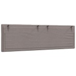 vidaXL Pernă pentru tăblie de pat, Hanko, gri taupe, 160 cm, material textil