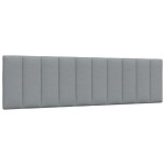 vidaXL Pernă tăblie de pat, Hanko, gri deschis, 180 cm, material textil