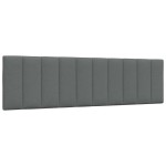 vidaXL Pernă pentru tăblie de pat, gri închis, 180 cm, material textil vidaXL Pernă pentru tăblie de pat, gri închis, 180 cm, material textil