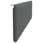 vidaXL Pernă pentru tăblie de pat, gri închis, 180 cm, material textil vidaXL Pernă pentru tăblie de pat, gri închis, 180 cm, material textil