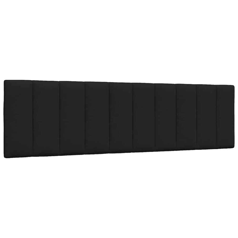 vidaXL Pernă pentru tăblie de pat, negru, 180 cm, material textil