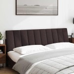 vidaXL Pernă pentru tăblie de pat maro închis, 180 cm, material textil vidaXL Pernă pentru tăblie de pat maro închis, 180 cm, material textil
