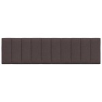 vidaXL Pernă pentru tăblie de pat maro închis, 180 cm, material textil vidaXL Pernă pentru tăblie de pat maro închis, 180 cm, material textil