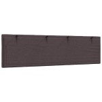 vidaXL Pernă pentru tăblie de pat maro închis, 180 cm, material textil vidaXL Pernă pentru tăblie de pat maro închis, 180 cm, material textil