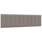 vidaXL Pernă pentru tăblie de pat, Hanko, gri taupe, 180 cm, material textil