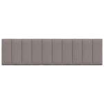 vidaXL Pernă pentru tăblie de pat, Hanko, gri taupe, 180 cm, material textil