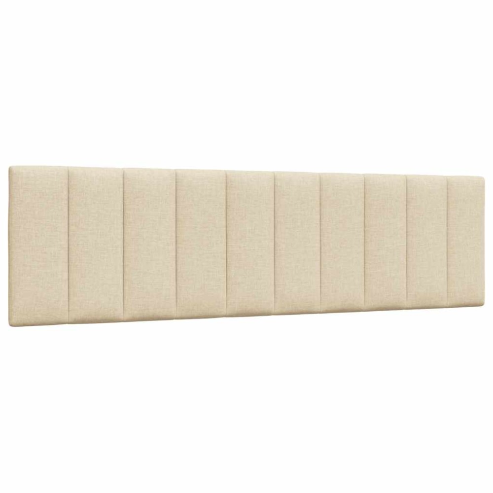vidaXL Pernă pentru tăblie de pat, crem, 180 cm, material textil
