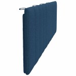 vidaXL Pernă pentru tăblie de pat, Hanko, albastru, 180 cm, material textil