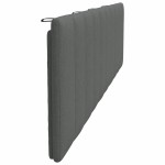 vidaXL Pernă pentru tăblie de pat, gri închis, 200 cm, material textil vidaXL Pernă pentru tăblie de pat, gri închis, 200 cm, material textil
