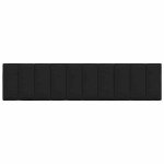 vidaXL Pernă pentru tăblie de pat, negru, 200 cm, material textil vidaXL Pernă pentru tăblie de pat, negru, 200 cm, material textil