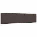 vidaXL Pernă pentru tăblie de pat maro închis, 200 cm, material textil vidaXL Pernă pentru tăblie de pat maro închis, 200 cm, material textil