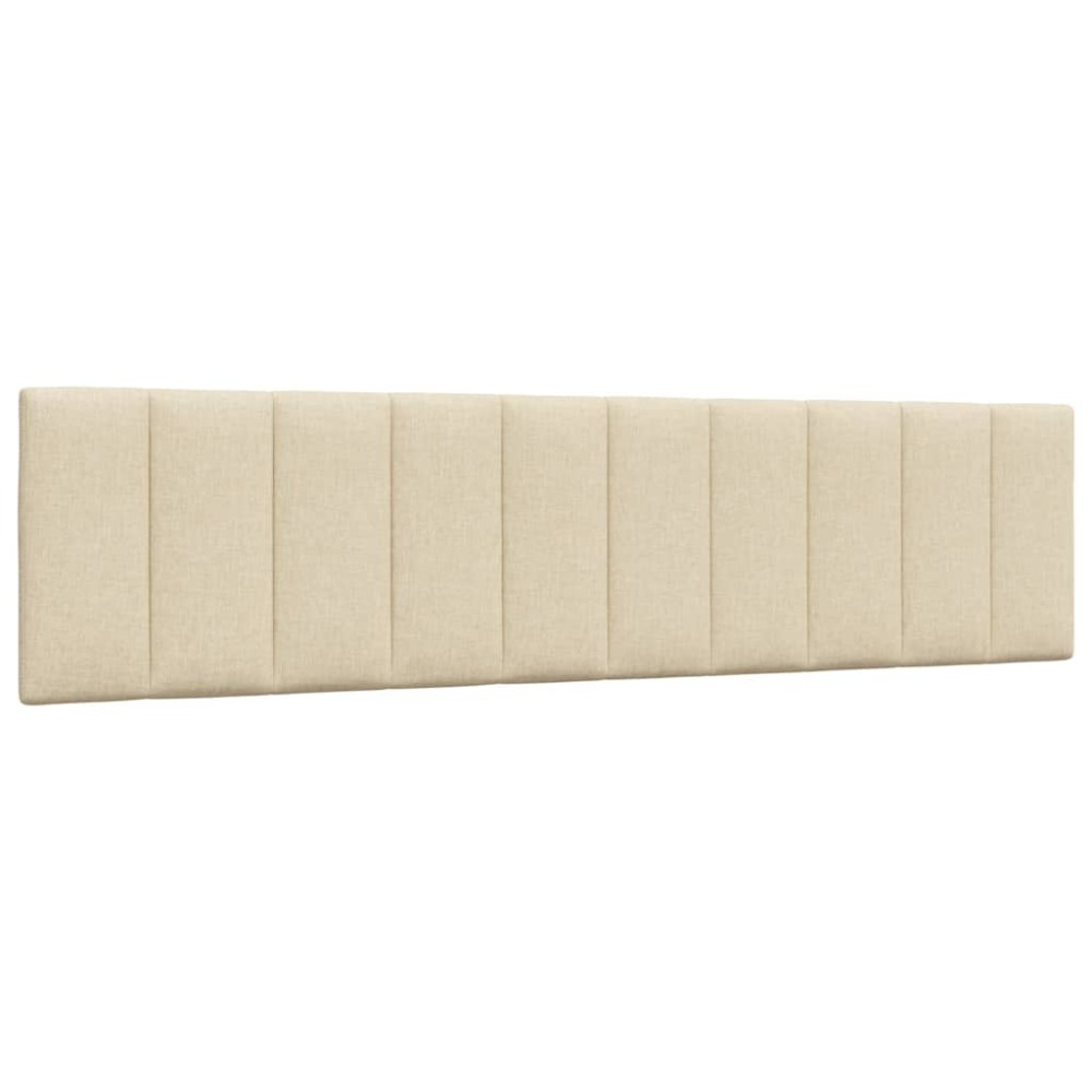 vidaXL Pernă pentru tăblie de pat, crem, 200 cm, material textil