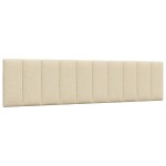 vidaXL Pernă pentru tăblie de pat, crem, 200 cm, material textil